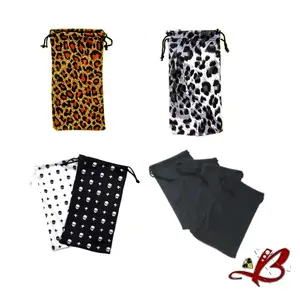 Shade Satchels Eyewear Carrying Case Bag for Men's and Women's Sunglasses. Cleans and Protects Shades. Assorted Styles.