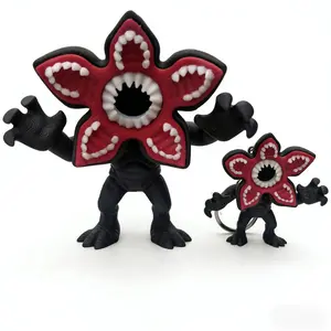 Stranger Things Demogorgon 3D Print Figure Horror Monster Pendant Keychain Home Decor Ornament Collectible Gift