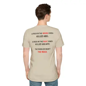 Undivided Apparel Red Letter Tee Vintage American Flag Unisex Cotton T-Shirt Casual Top Patriotic Independence Day Apparel Everyday Wear Softstyle Classic Fit