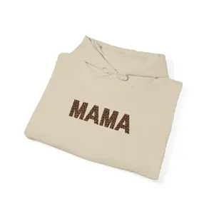 Sand Colored Mama Cheetah Print Hoodie