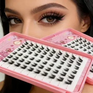 No Glue Fluffy Lashes 120pcs | Gentle Cat Eye | Glam Makeup