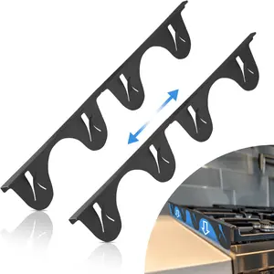 Stainless Steel Stove & Oven Gap Cover, Durable Kitchen Gap Filler, Stovetop Gap Sealer for Kitchen Use, Essential Kitchen Accessory, Home