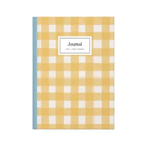 Journal in Yellow Gingham