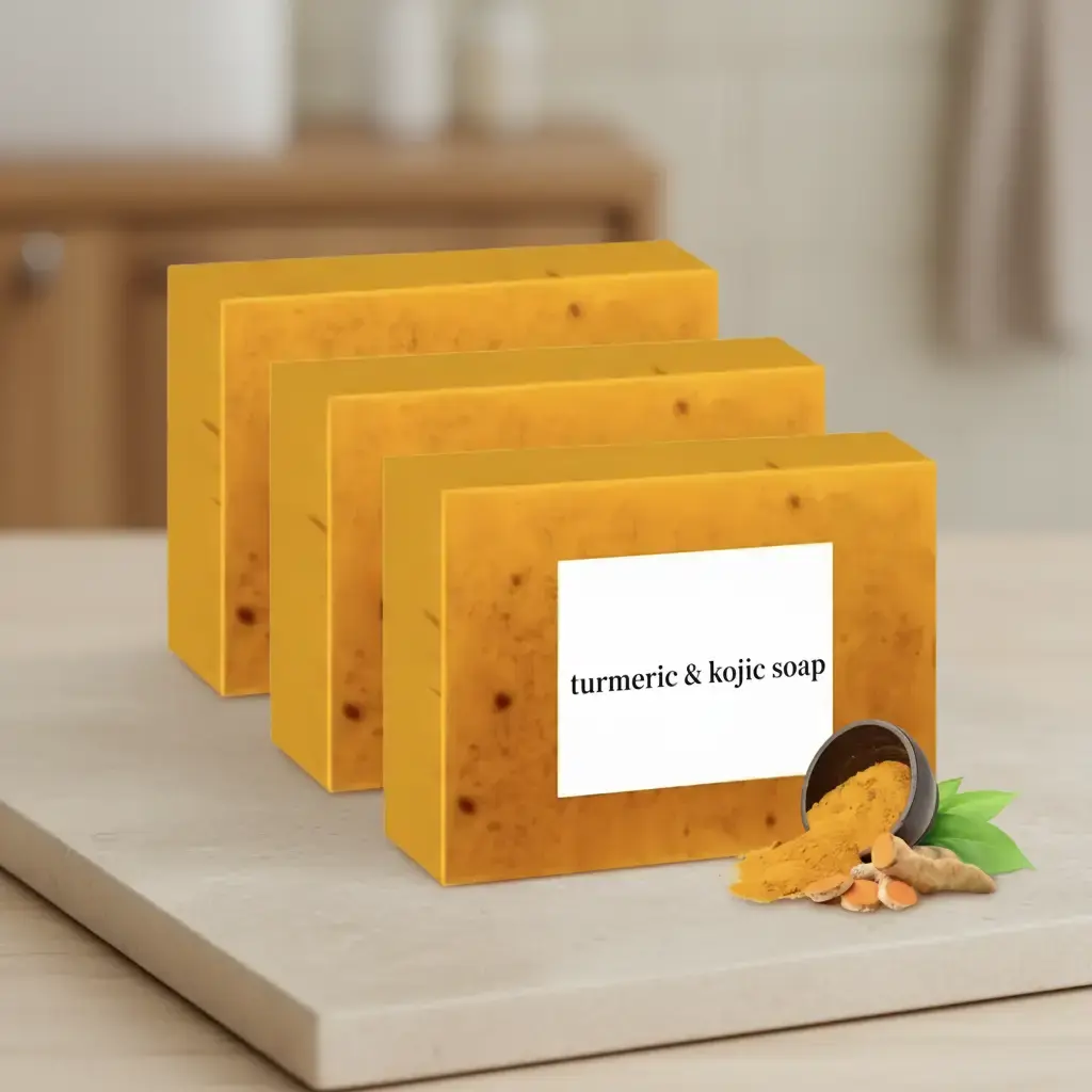Turmeric & Kojic Acid Soap, DarkSpot Remover, Kojic Acid Soap, Soap Body CareBody Wash Lemon Flawless Organic Moisturizing Body Wash Body Care Product Handmade Soap Body Cleanser
