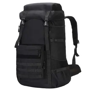 New 70L Camouflage Hiking Backpack for Men, Large Capacity Outdoor Travel Bag, Multifunctional Tactical Shoulder Pack, Camping Gear Backpack, Multi Compartment Backpack