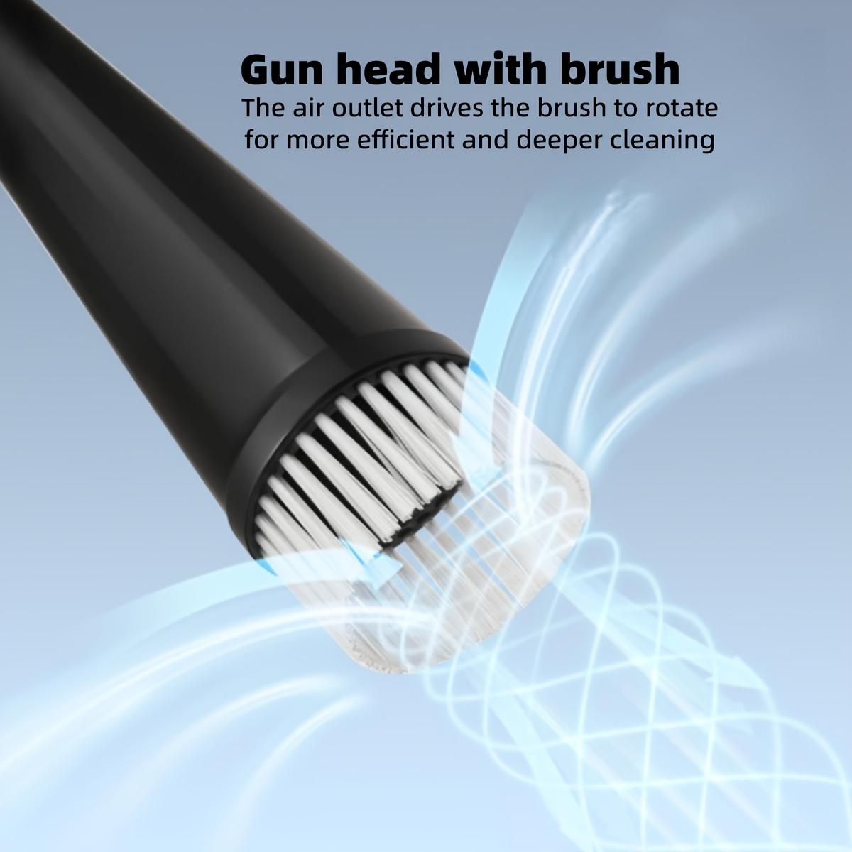 Adjustable Valve Tornado Car Cleaning Gun, High Pressure Air Blower Duster with Flow Control, Safe Leather & Crevice Deep Clean Tool for Pro Automotive Detailing