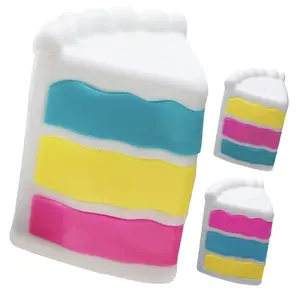 UNWIND Non-Food Stress Relief Toy Squeeze Fun Two Styles Pizza Cake Mini Gift Box Sensory Plaything ldeal for Relaxing Moments