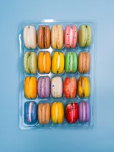 20 Pack of French Macarons - Amanda's Macaron Shoppe Assorted Macarons, 20 Count Gluten Free Sweet Snack Cookies