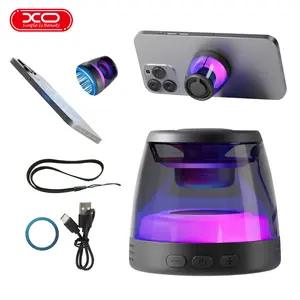 Magnetic Bluetooth Speaker, Portable Mini Wireless Speaker, Premium Sound Quality, TWS Stereo Sync, Hands-Free Speakerphone, Ideal for Travelling, Camping