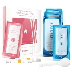 Women Health Test Bundle - UTI Test Strips (6 Tests) and Feminine pH Test Kit (10 Pack) - Clinical Grade, Fast & Accurate