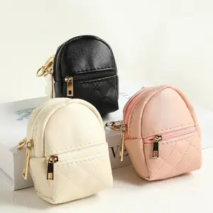 3pcs Mini Backpack Keychain Bag for Ladies | Double Zipper Compartment, Cute Cosmetic Bag, Multi-Color Optional