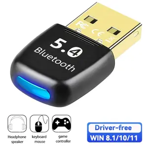 USB Bluetooth Adapter for PC,5.4 bluetooth receiver,Plug & Play for Windows 11/10/7, Wireless Dongle for Headset, Speaker, Keyboard, Mouse, Printer,Bluetooth PC Adapter