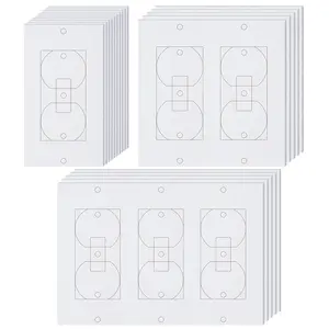 20Pcs Wall Insulation Outlet Insulators Sealers,Electrical Outlet Insulation Pads for Wall, Light, Switch Socket