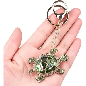 GleamJoy S Turtle Keychain Purse Bag Charms for Handbags Cute Keychains for Car Keys Heart Accessories Lucky Gifts for Women