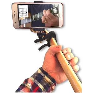 Smartphone Guitar Capo | Android and  Compatible Dock Headstock  Clamp | Cell Phone Holder Aid Musicians | Electric or Acoustic Guitars