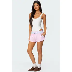 Baylee Contrast Striped Shorts