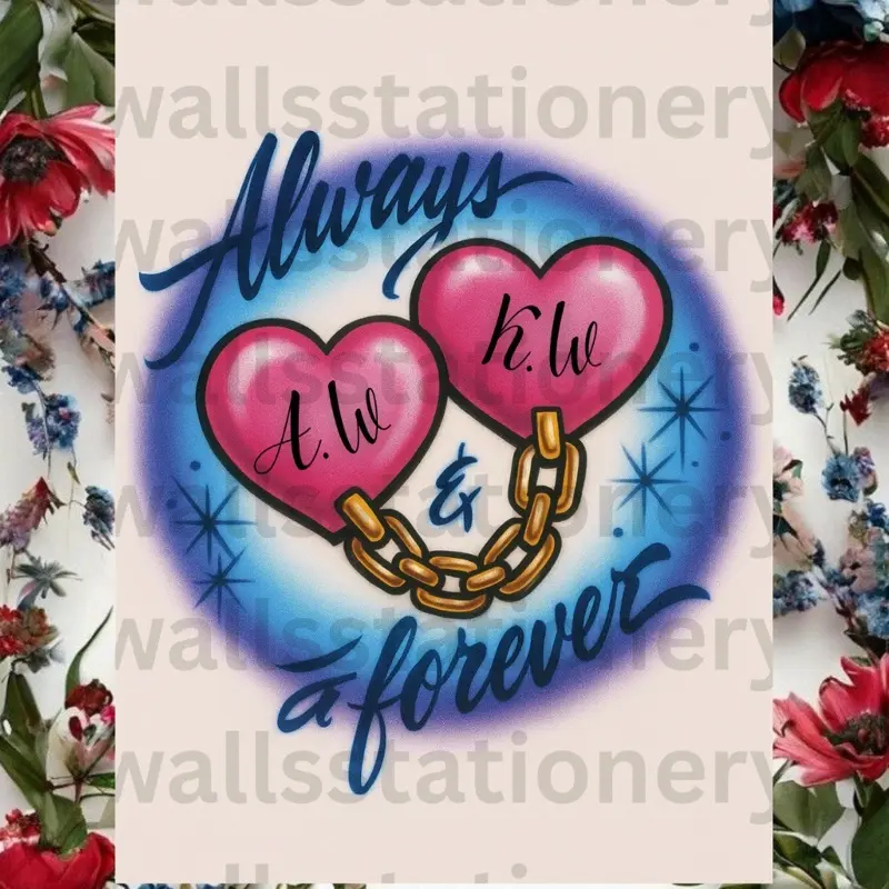 Prison Stationery: Custom Airbrush Card Prison Stationery: Custom Airbrush Card