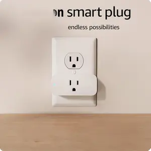 Amazon Smart Plug Works with Alexa Simple Setup Endless Possibilities Compact Design No Hub Required Voice Control Outlet