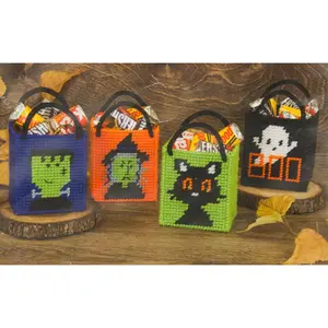 Halloween Mini Bags Plastic Canvas Kit