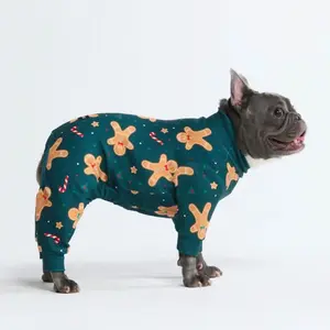 Spark Paws Dog Christmas Pajamas with 4-Way Stretch Fabric Hug-Like Comfort Precision Fit and Effortless Potty Breaks for All Breeds and Sizes
