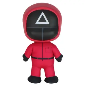 Squid Game - Masked Soldier (Triangle) Figurekey Plush 8"