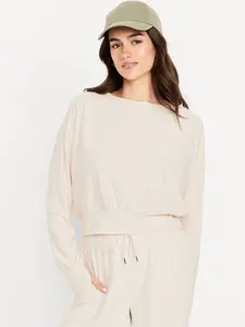 Old Navy Women's CloudMotion Boat-Neck Top