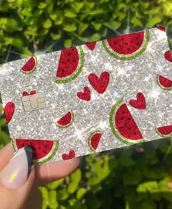 ExotixCard ultra bling reflective card skin back information