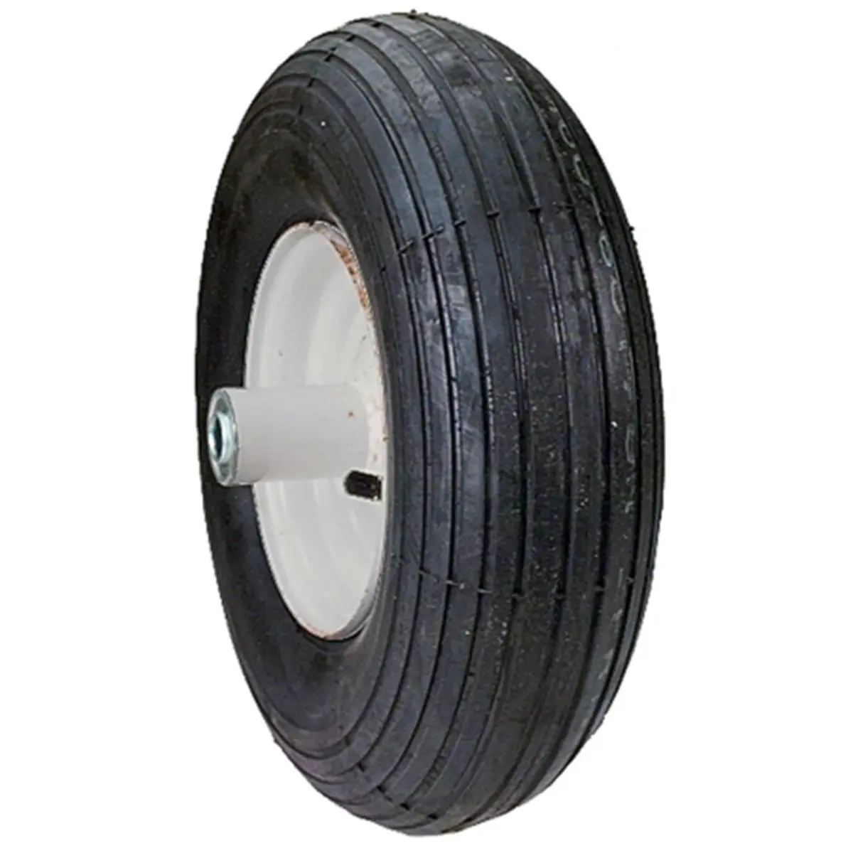 Maxpower Precision Parts 6-in Wheelbarrow Wheel Assembly with Rubber Tire, Model 335255, Assembly Set