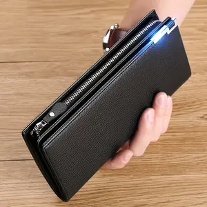 Premium Soft Long Wallet with Zipper Closure Removable Credit Card Holder Unisex Design Polyester Lining Cute and Sleek