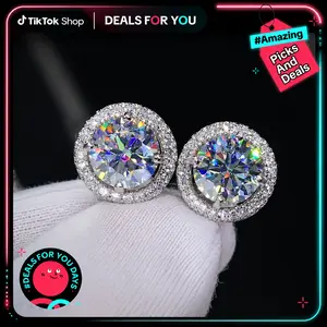 【2026 TREND ALERT】S925 Silver Soft-Needle Studs | 2026 New Arrivals | Zircon Studs/Moissanite Style | Men’s Jewelry w/ Authenticity Certificate
