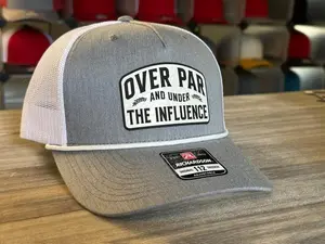 Over Par and Under the Influence Richardson 112 Rope Cap Over Par and Under the Influence Richardson 112 Rope Cap