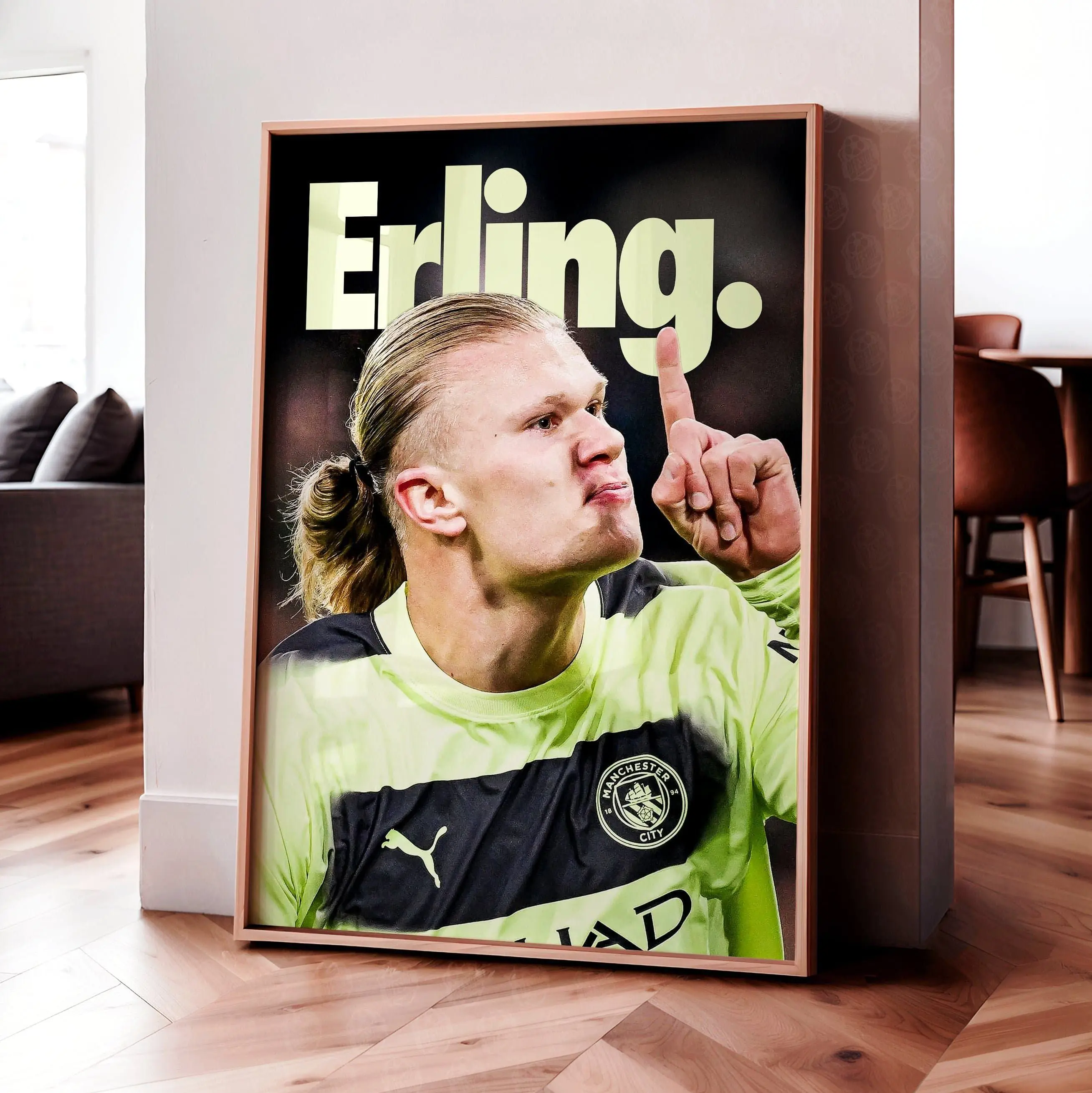 Erling Haaland Poster, Gift For Fans ( Unframed - Print Only )