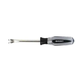 Husky Standard Tack Puller, 3.5-Inch Round Shaft, Butyrate Handle (Flat-Head Hand Tool for Hardware Tasks)