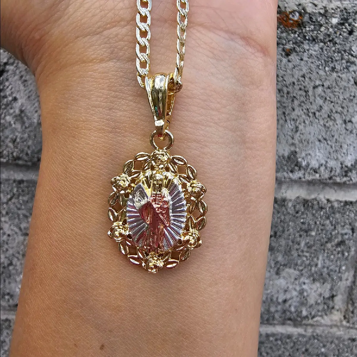 santa muerte beautiful pendant necklace santa muerte beautiful pendant necklace