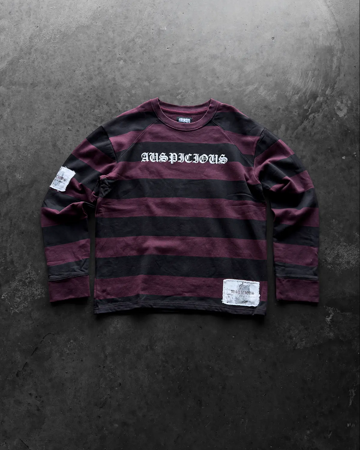 NIGHTMARE LONGSLEEVE - MENSWEAR VINTAGE STREETWEAR ATHLETIC OVERSIZED CREWNECK SWEATSHIRTS TOPS PULLOVER COTTON DISTRESSED