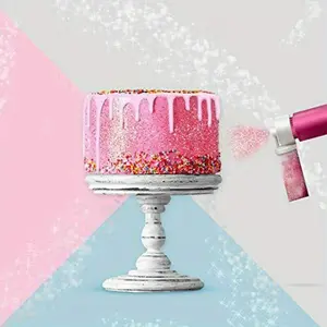 1pc Cake Manual Airbrush Spray Gun Decorating Spraying Coloring Baking Decoration Cupcakes Desserts Kitchen Pastry Tool Easter Gift Pastry Decorating Tools Baking Supplies