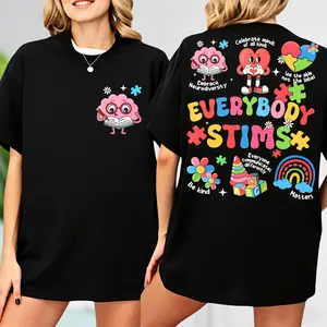 Everybody STIMS T-shirt, Autism Special Ed Teacher Tee, Sped Teacher T-shirt, Special Education Teacher, Autism Month Tee, Neurodiversity T-shirt