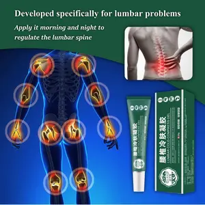 Muscle Relief Gel - Lumbar Spine Therapy for Health & Wellness, Cooling Compress for Back Pain & Soothing Comfort for Adults, 20g & 20ml, Natural Ingredients, Alcohol Free, Unisex
