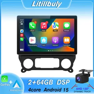 Car Stereo for 2014-2018 Chevy Silverado & GMC Sierra,  with Wireless Apple CarPlay/Android Auto, Bluetooth, GPS Navigation – Note: Extra Fiber Optic Box Required for Bose Systems