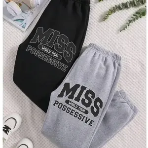 Tatee T8 Sweatpants, Miss Possessive Graphic Jogger Pants For Fans, Unisex Streetwear Joggers, Casual Pants, All Seasons F