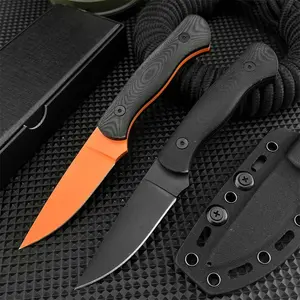 Blackfoot 2.0 Full Tang Outdoor Fixed Knives 8Cr13Mov Blade G10 Handle Portable Multipurpose Tool for Camping Hiking Fishing