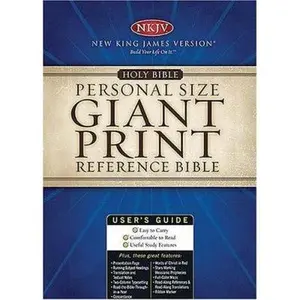 USED Book - Holy Bible: New King James Version, Burgundy, Bonded Leather, Personal Size Giant Print Reference Bible by Dr. Donald J. Wilton Nelson Bibles (Hardcover) - english