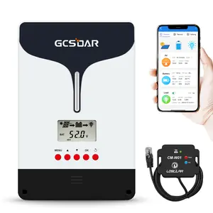 GCSOAR 60A MPPT Solar Charge Controller 12V/24V/48V auto Max PV 150V Solar Panel Charger Regulator Fan Cooling LCD Display +WiFi adapter APP Remote Monitor for Lead-Acid LiFePO4 Lithium User