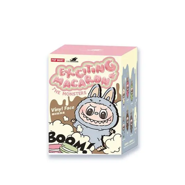 Pop Mart The Monsters (Labubu) Exciting Macaron Vinyl Face Blind Box V1