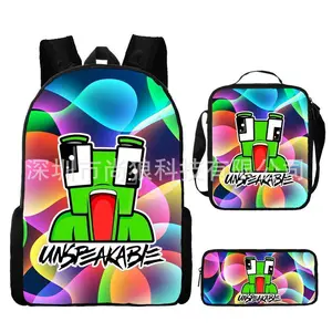 UNSPEAKABLE Anime Backpack for Women/Men/Teens, Day Packs Knapsacks Casual Backpacks Gift for Gym Travel Camping Outdoor Work Business