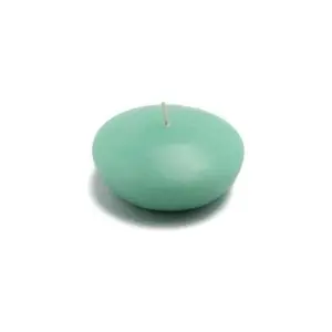Zest Candle CFZ-054 Round 3 in. Aqua Floating Candles - 12pc Box, Decor for Room Decor