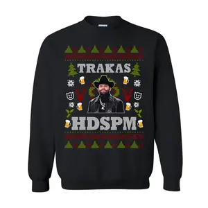 Trakas Hdspm Shirt, Trakas HSDPM Ugly Christmas Sweater,  Luis R Conriquez Shirt, Feliz Navidad Y Trakas Hdspm Shirt