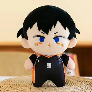Anime Haikyuu!! Plush Toys Cute Shoyo Kenma Plushie Kawaii Bokuto Tsukishima Soft Doll Room Decor Collection For BIrthday Gift