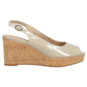 VANELi Womens Gardy Slingback  Casual Sandals Casual High Heel 3" & Up - Beige