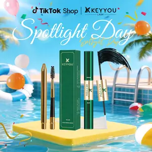 KEYYOU Waterproof Lash Bond & Seal 10ml with Mascara Brush- Eyelash Adhesive for Long-Lasting Makeup - Eyelashes  #SpotlightDay